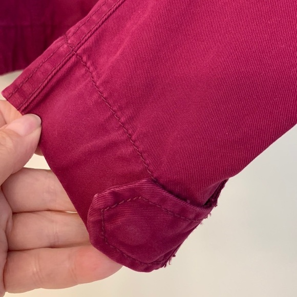 Eddie Bauer Women’s Long Sleeve Pink/Red Short Jacket w/pockets. Size L - Picture 5 of 13